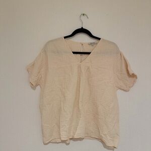 Madewell Cream Blouse